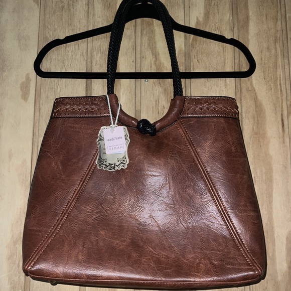 🏷️Alyssa Large Women's Handbag VEGAN Material - Picture 2 of 5
